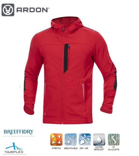 Slika Jakna softshell  ARDON®BREEFFIDRY STRETCH crvena