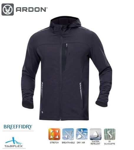 Slika Jakna softshell  ARDON®BREEFFIDRY STRETCH tamno siva