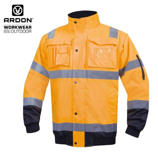 Slika Jakna HI-VIZ  ARDON®HOWARD REFLEX + narančasta