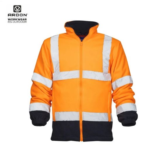 Slika Flis jakna HI-VIZ ARDON®REF402 narančasta