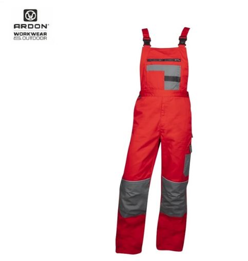 Slika Farmer radne hlače ARDON®2STRONG crveno-sive