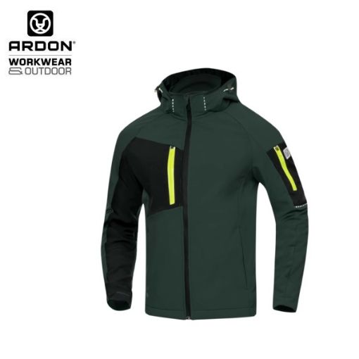 Slika Softshell jakna  ARDON®CITYCONIC® HI-VIZ tamno zelena