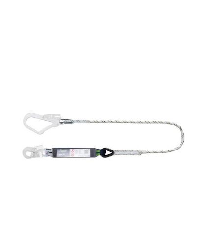 Slika KRATOS Uže sa sistemom za amortizaciju pada s čeličnim kopčama 15 m