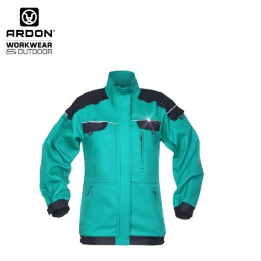 Slika Radna jakna ARDON®COOL TREND ženska zeleno/crna