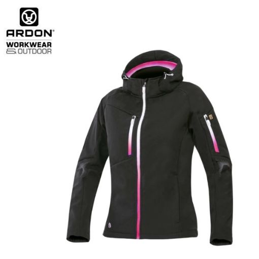 Slika Ženska softshell jakna ARDON®CREATRON® crno-roza,