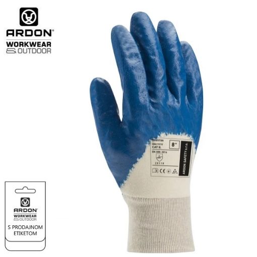 Slika Rukavice ARDON®HOUSTON nitrilne plave s kartončićem
