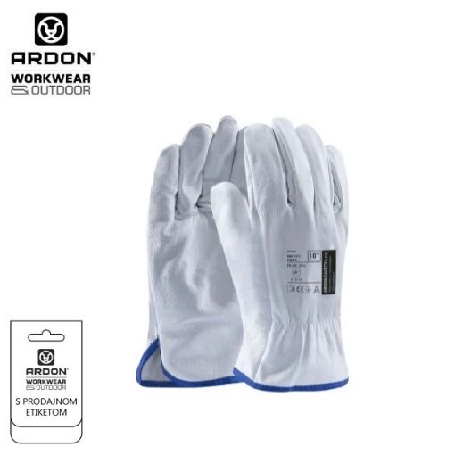Slika Rukavice ARDON®BUNDY kožne  s kartončićem
