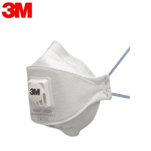 Slika Čestićni respirator 3M®AURA® sa ventilom, FFP2, 9322+