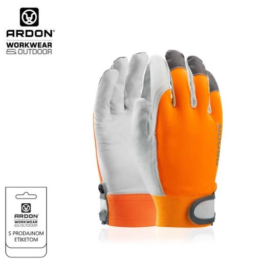 Slika Rukavice ARDON®HOBBY REFLEX narančaste s kartončićem